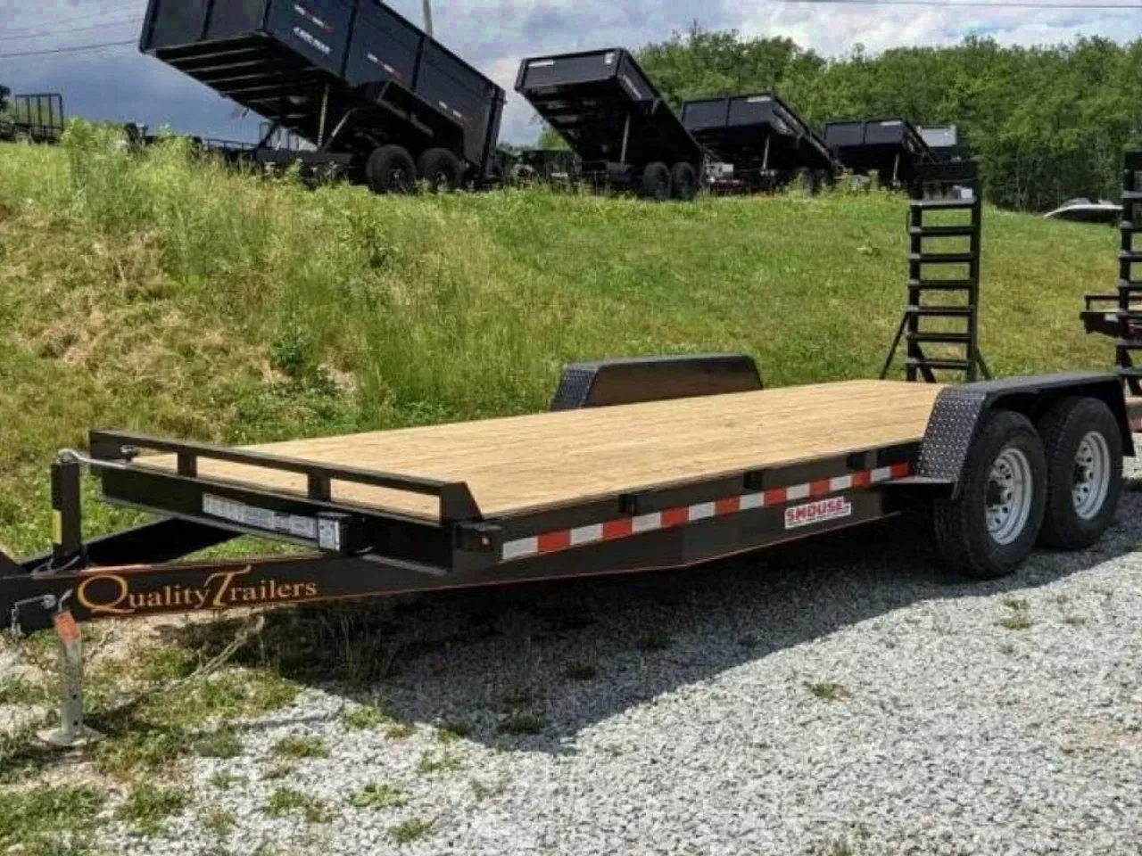 2027 Quality 20' HD General Duty Equipment Hauler w/ 2' Dove
