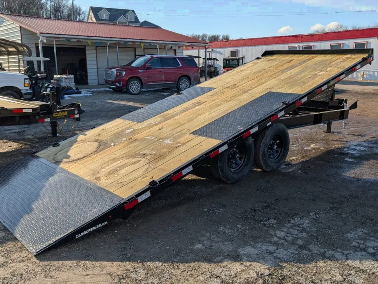 2026 CAM Superline 22' HD Deckover Full POWER Tilt Equipment Hauler (8K Axles!)