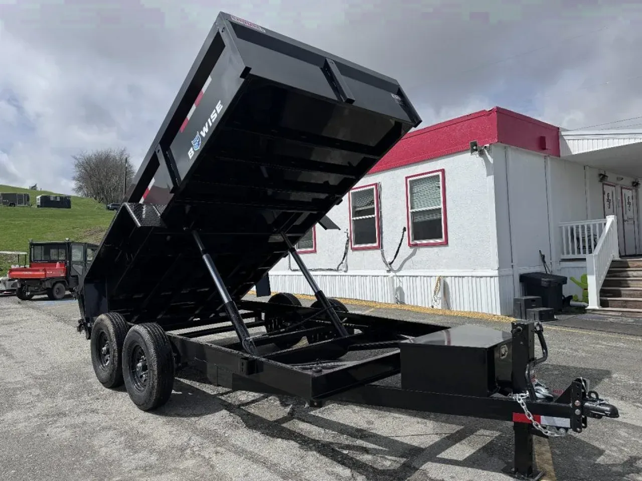 2026 BWise 6'9" x 12 HD Lo Pro Equipment Dump w/ Underbody Ramps