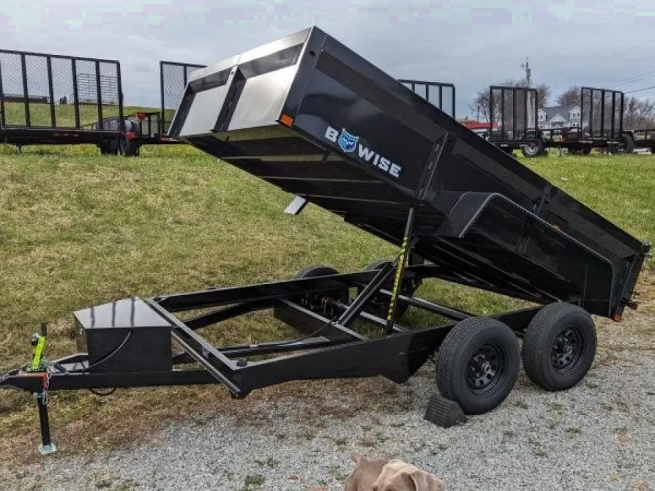 2027 BWise 6'9" x 12 Lo Pro Equipment Dump w/ Combo Gate