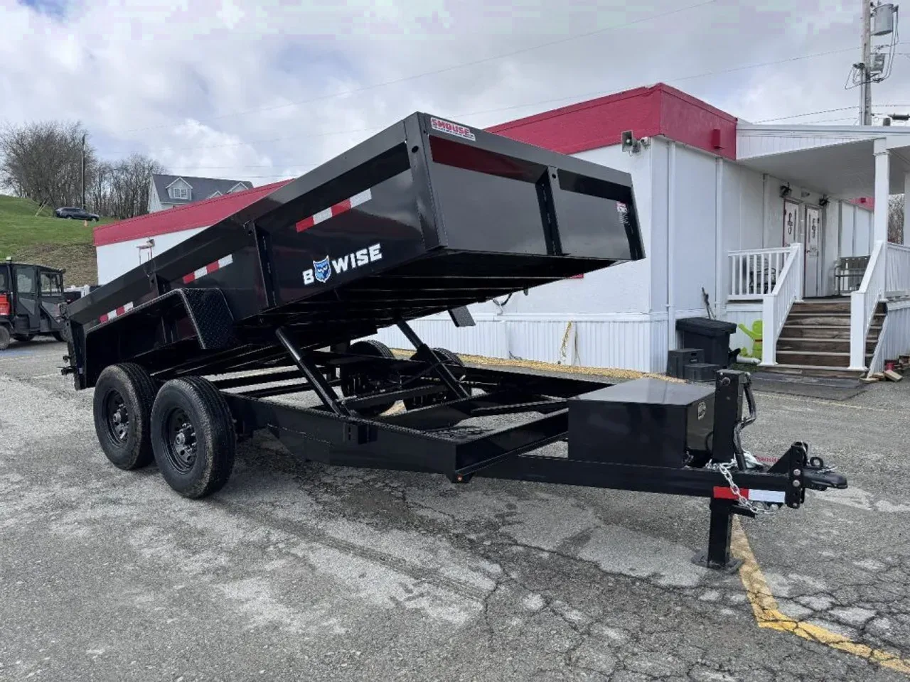2027 BWise 6'9" x 14 HD Lo Pro Equipment Dump w/ Combo Gate
