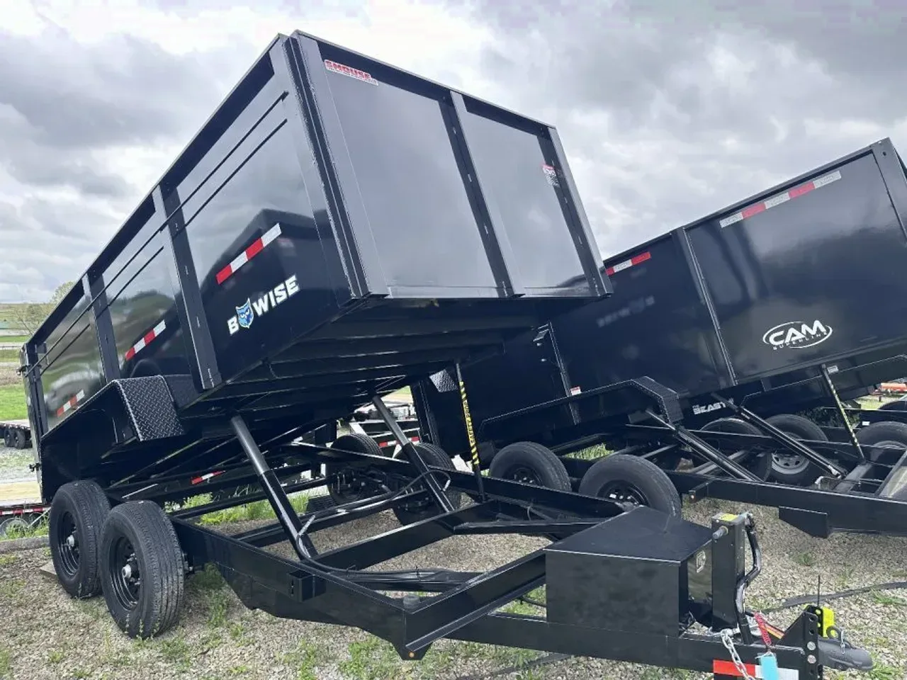 2027 BWise 6'9" x 14 Lo Pro Equipment Dump w/ 44" High Fixed Sides