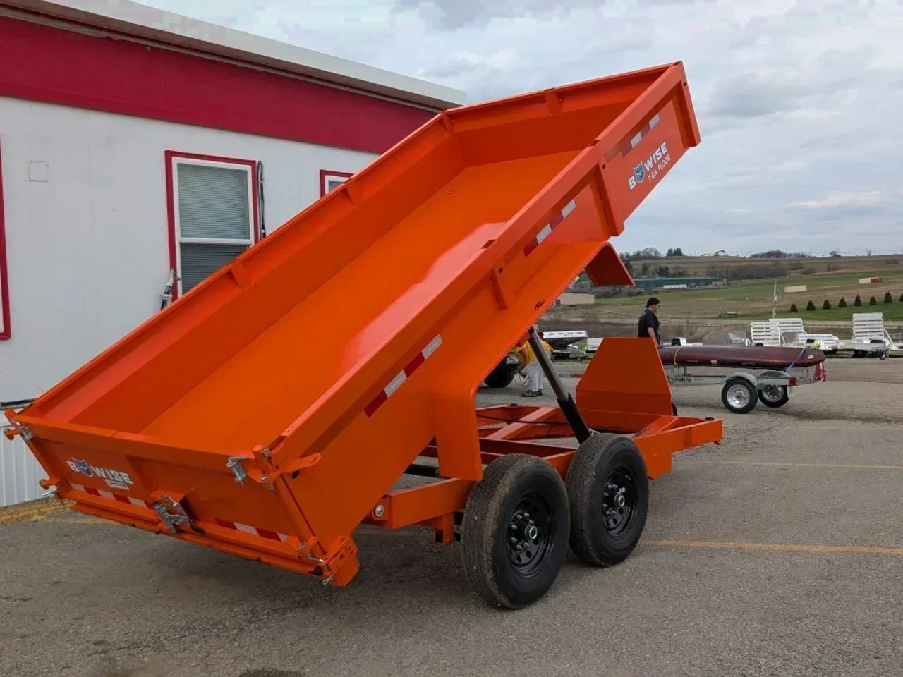 2027 BWise 6'9" x 14 HD Lo Pro Equipment Dump w/ Combo Gate