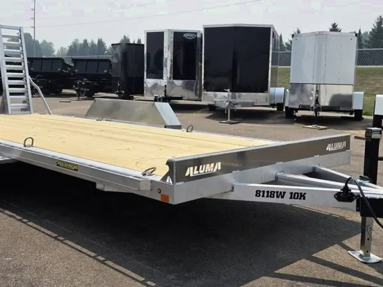 2027 Aluma 18' Light Duty Equipment Hauler w/ Stand Up Ramps (INTRO PRICING!!!)