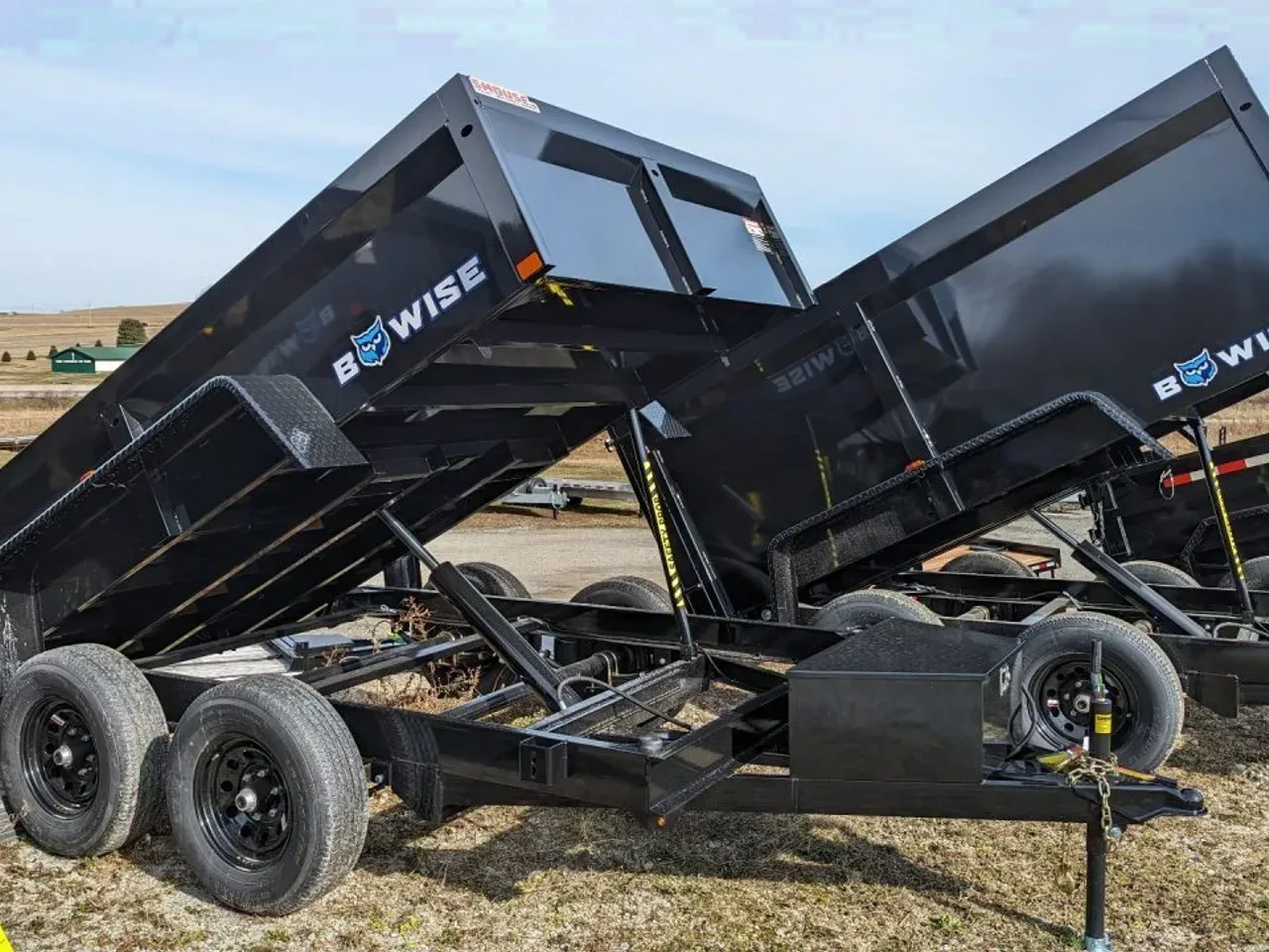 2027 BWISE 6x10 Lo Pro Equipment Dump w/ Underbody Ramps