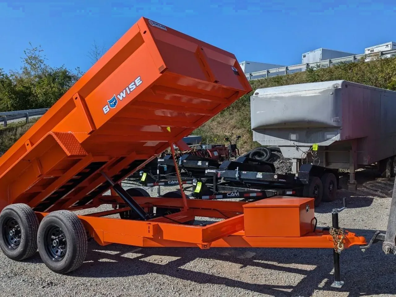 2027 BWISE 6x10 Lo Pro Equipment Dump w/ Underbody Ramps