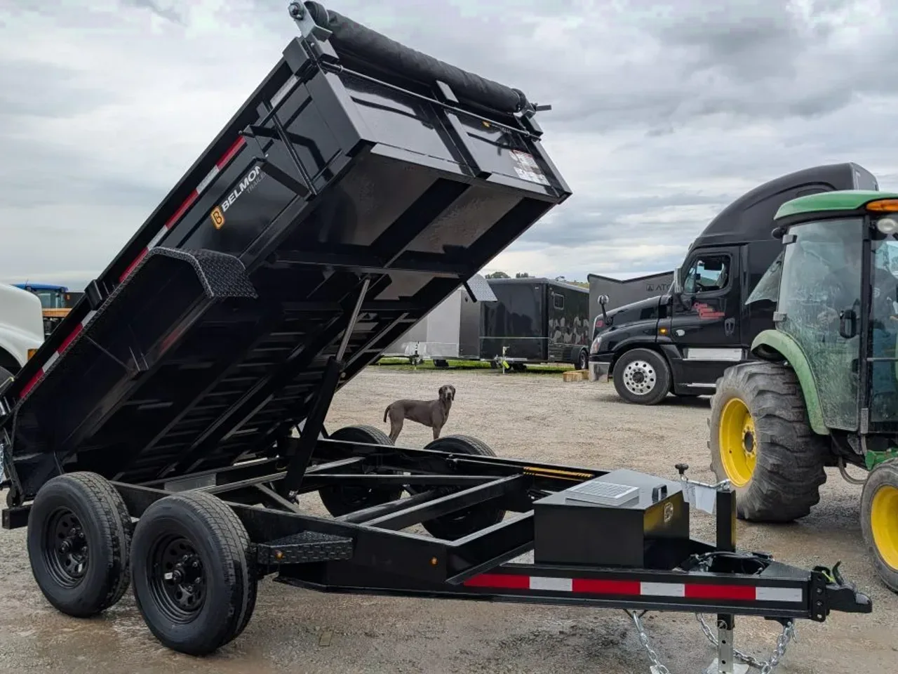 2026 Belmont 6x10 Lo Pro Equipment Dump w/ 3 Way Gate