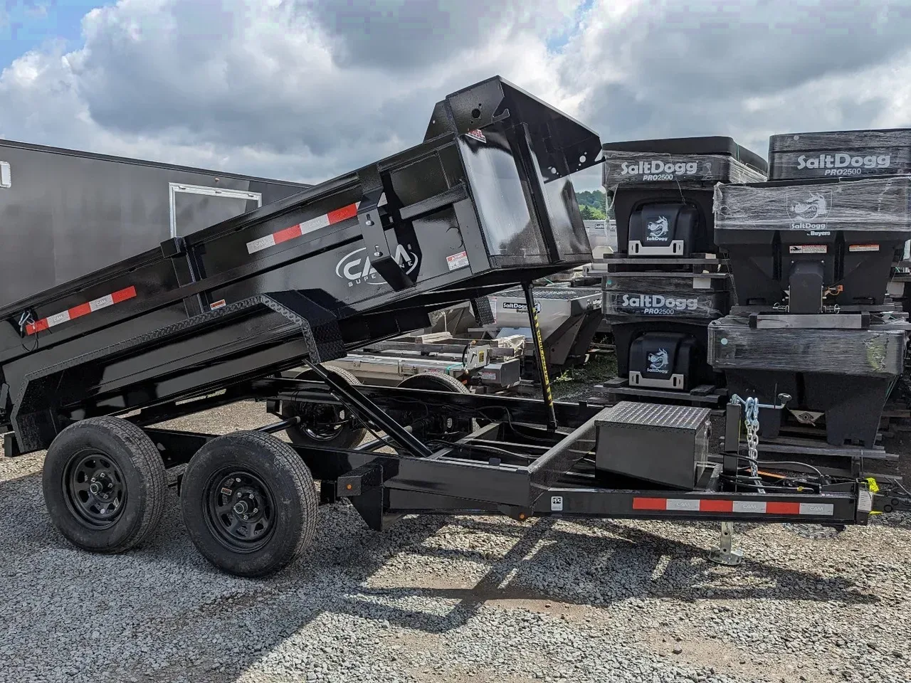 2026 CAM Superline 6x12 Lo Pro Standard Duty Equipment Dump Trailer