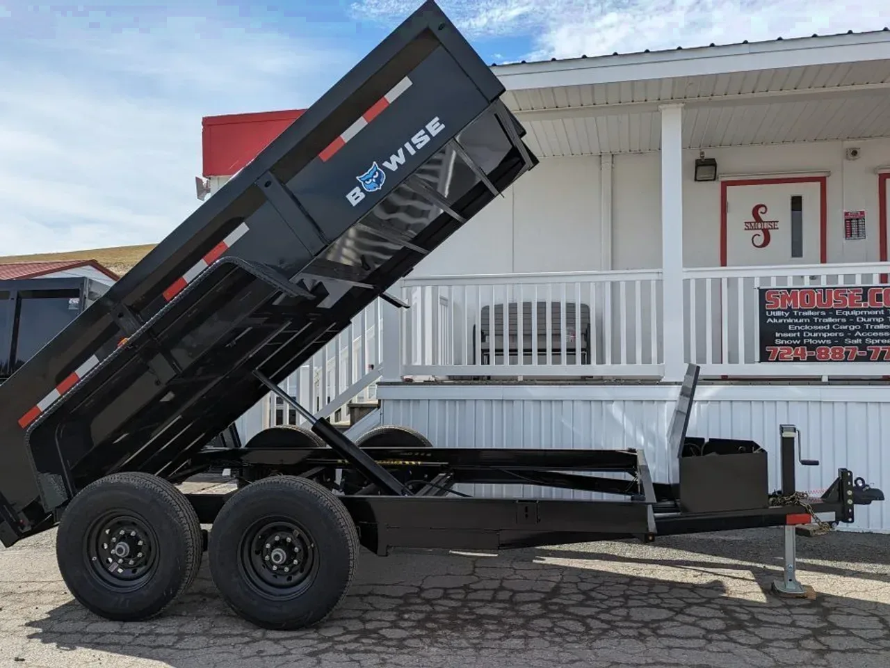 2027 BWise 6x12 Lo Pro Equipment Dump w/ Underbody Ramps