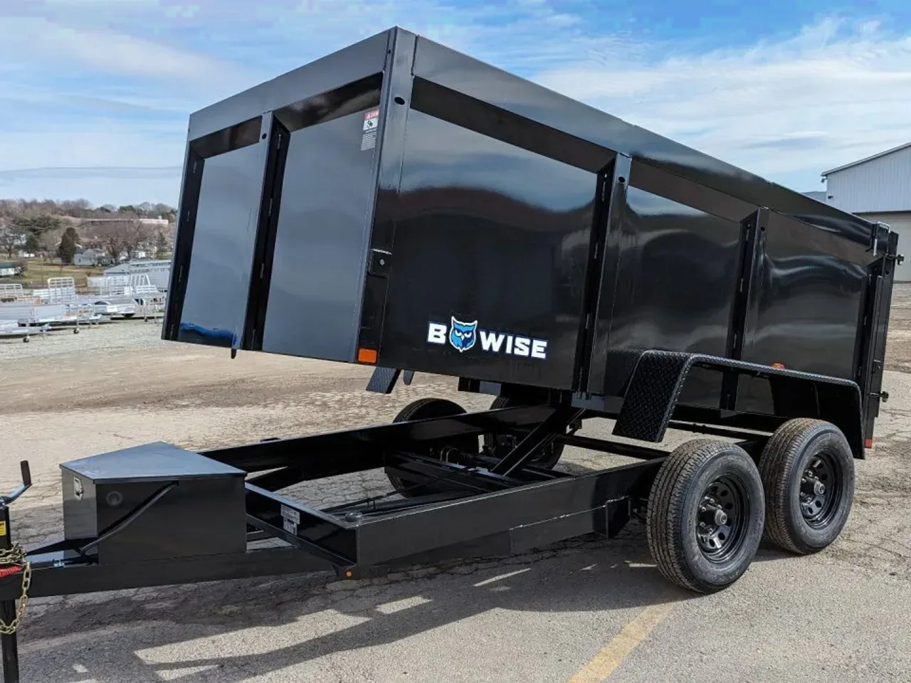 2027 BWise 6x12 Lo Pro Equipment Dump w/ 44" High Sides