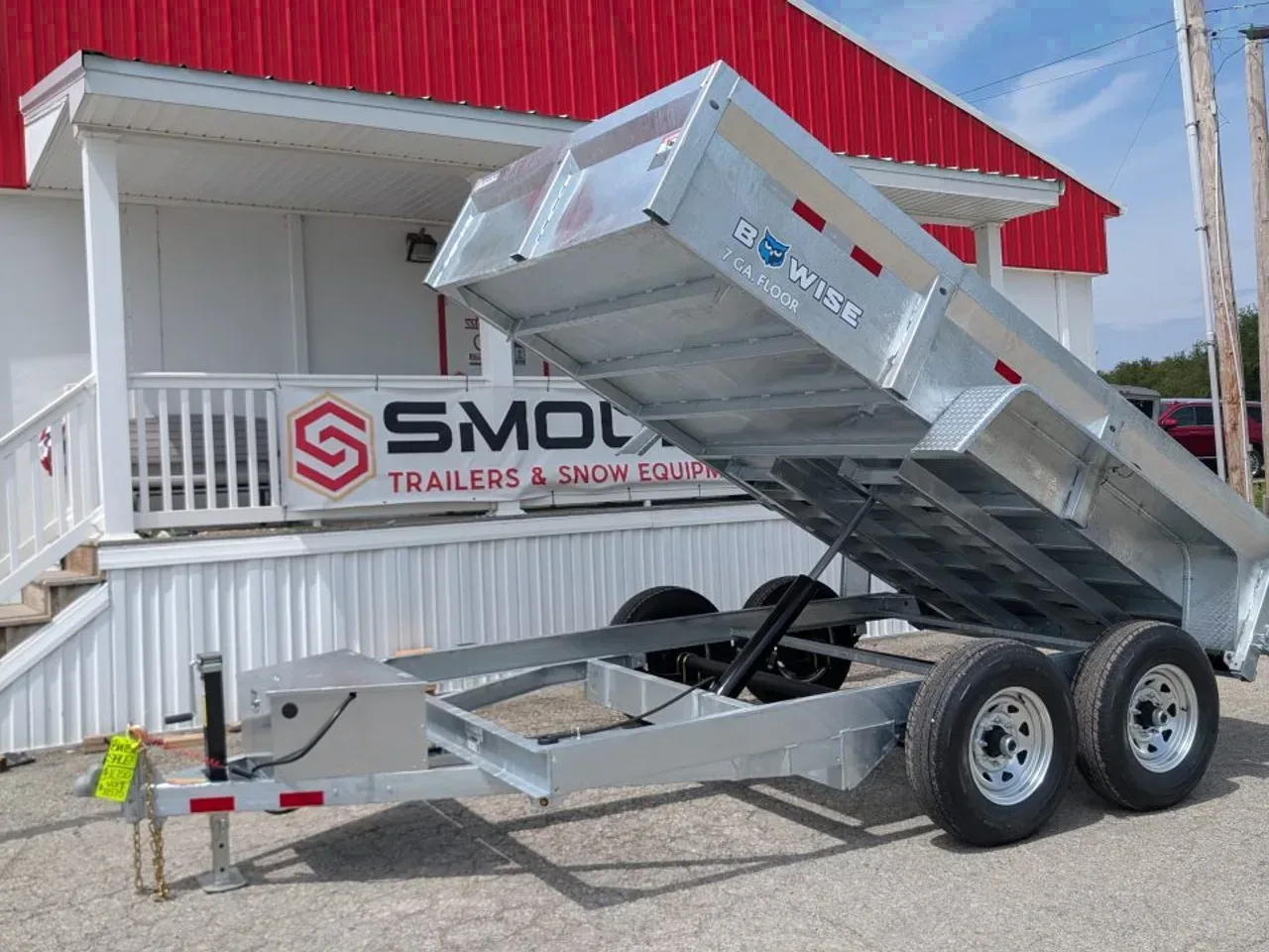 2027 BWise 6x12 Lo Pro GALVANIZED Equipment Dump