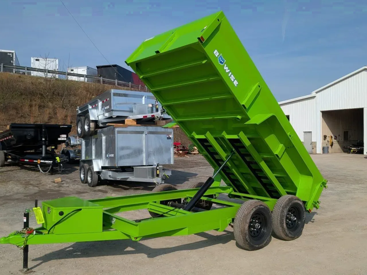 2027 BWise 6x12 Lo Pro Equipment Dump Trailer