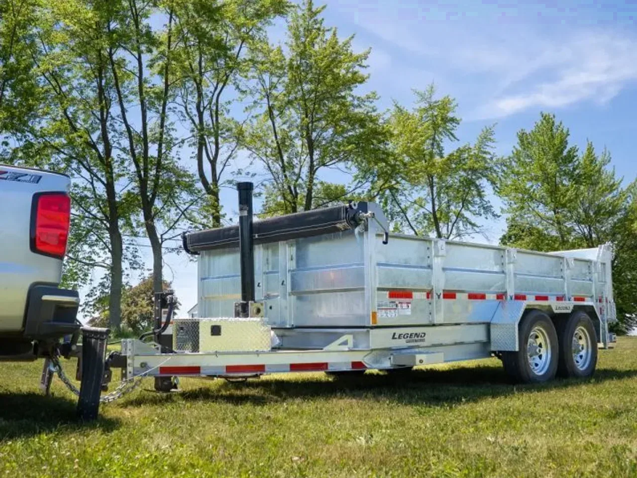 2027 Legend 7x16 GALVANIZED Lo Pro Equipment Dump - INTRO PRICING!!!