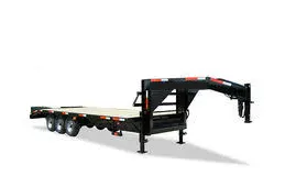 30ft Gooseneck  Deckover Equipment Wood Deck