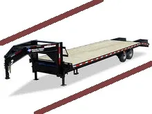 30ft TA Gooseneck Deckover Equipment