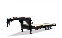 40ft Gooseneck Deckover Equipment Trailer w/Wood Flooring