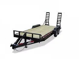 Equipment  Trailer 20ft w/Stop Rail