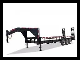 24ft Equipment Trailer w/Side Rails