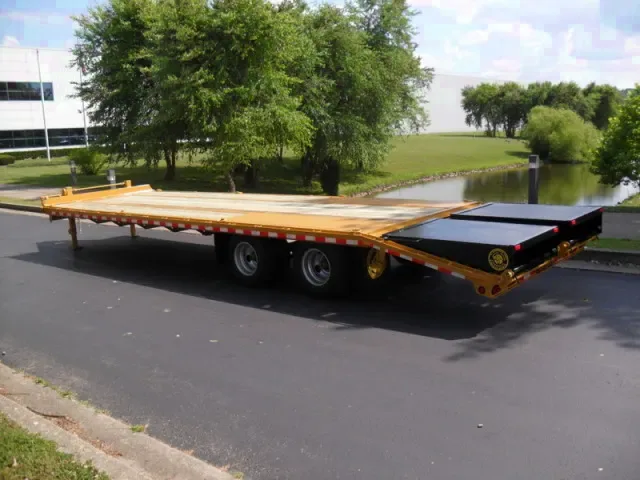 Yellow Tandem Dual Axle Pintle Hitch 30+5ft