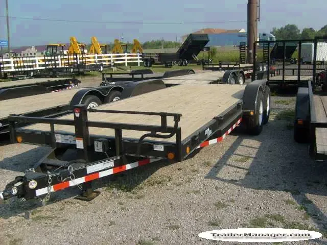 Equipment Trailer 20ft 7000lb Tandem Axles