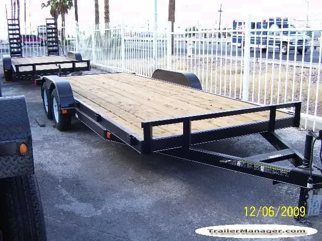 Equipment 18ft Tandem 5200lb Axle Black