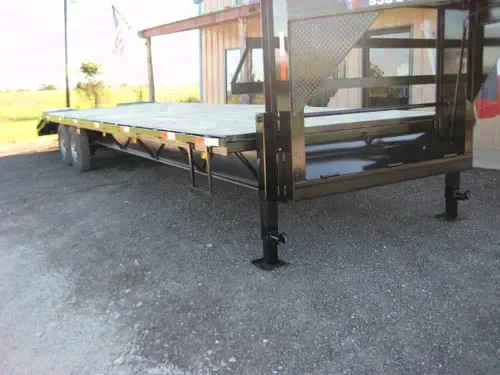 30ft  Gooseneck Flatbed Trailer w/Stake Pockets