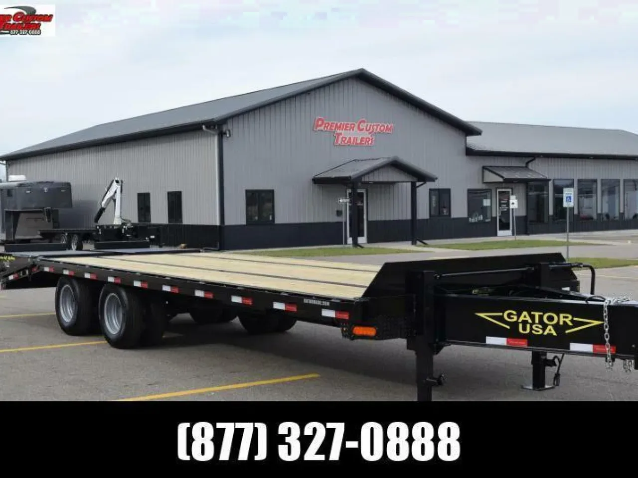 GATORMADE 20'+5' PINTLE 22K EQUIPMENT TRAILER