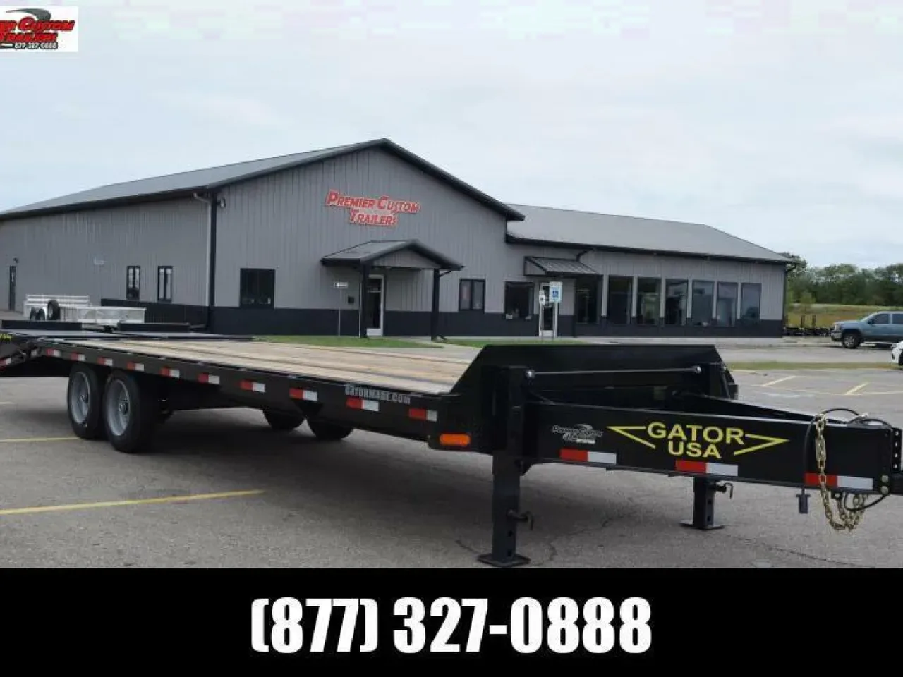 GATORMADE 20'+5' PINTLE 16K EQUIPMENT TRAILER