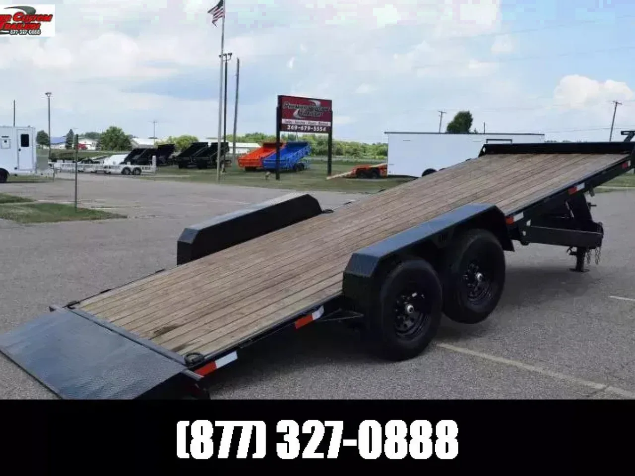 BND 22' POWER TILT BED 14K EQUIPMENT TRAILER