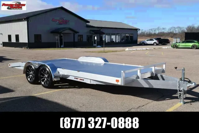 SPORT HAVEN 18' PREMIUM SERIES ALUMINUM OPEN CAR HAULER - 7K GVWR