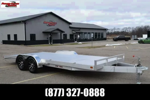 SPORT HAVEN 20' PREMIUM SERIES ALUMINUM OPEN CAR HAULER - 7K GVWR