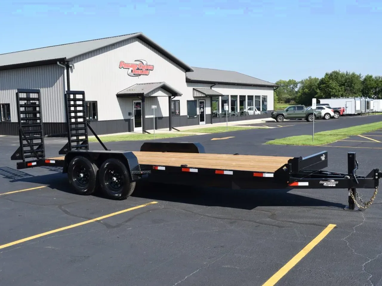 BND Trailers 7x20 14K Equipment Trailer with Fork Holders