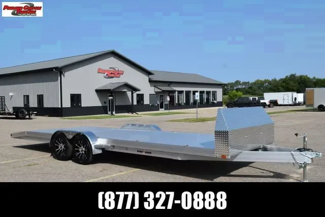 SPORT HAVEN 24' PREMIUM SERIES ALUMINUM OPEN CAR HAULER - 7K GVWR