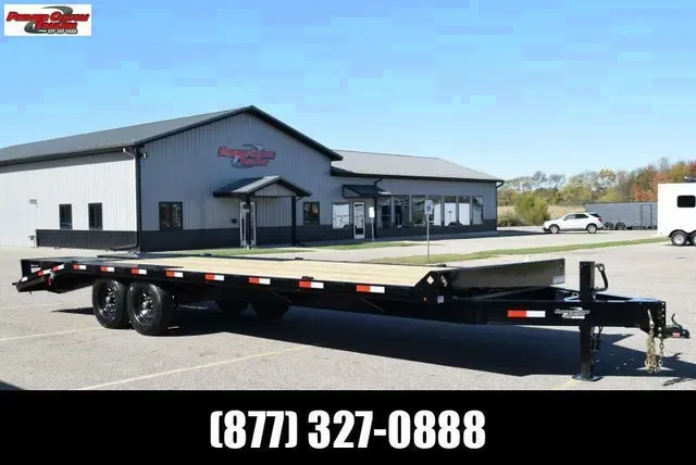 BND 20'+5' DECKOVER 16K HEAVY DUTY EQUIPMENT TRAILER