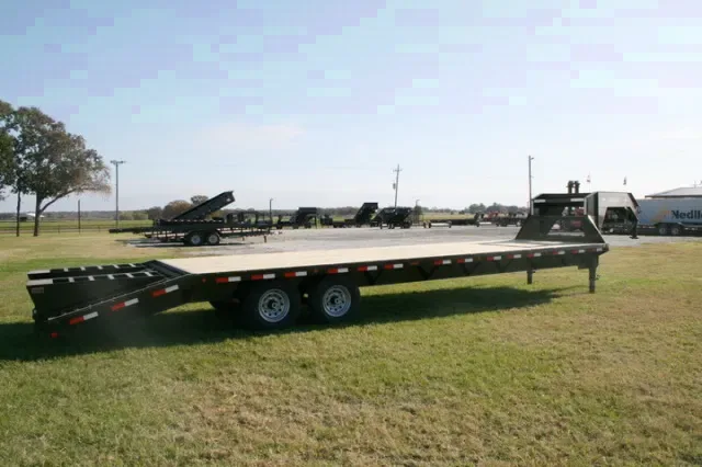 30+5ft Heavy Duty Deckover Gooseneck Flatbed Equipment Trailer