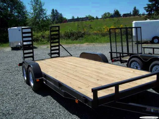 Equipment 18ft 10K Black Steel Frame and Wood Deck