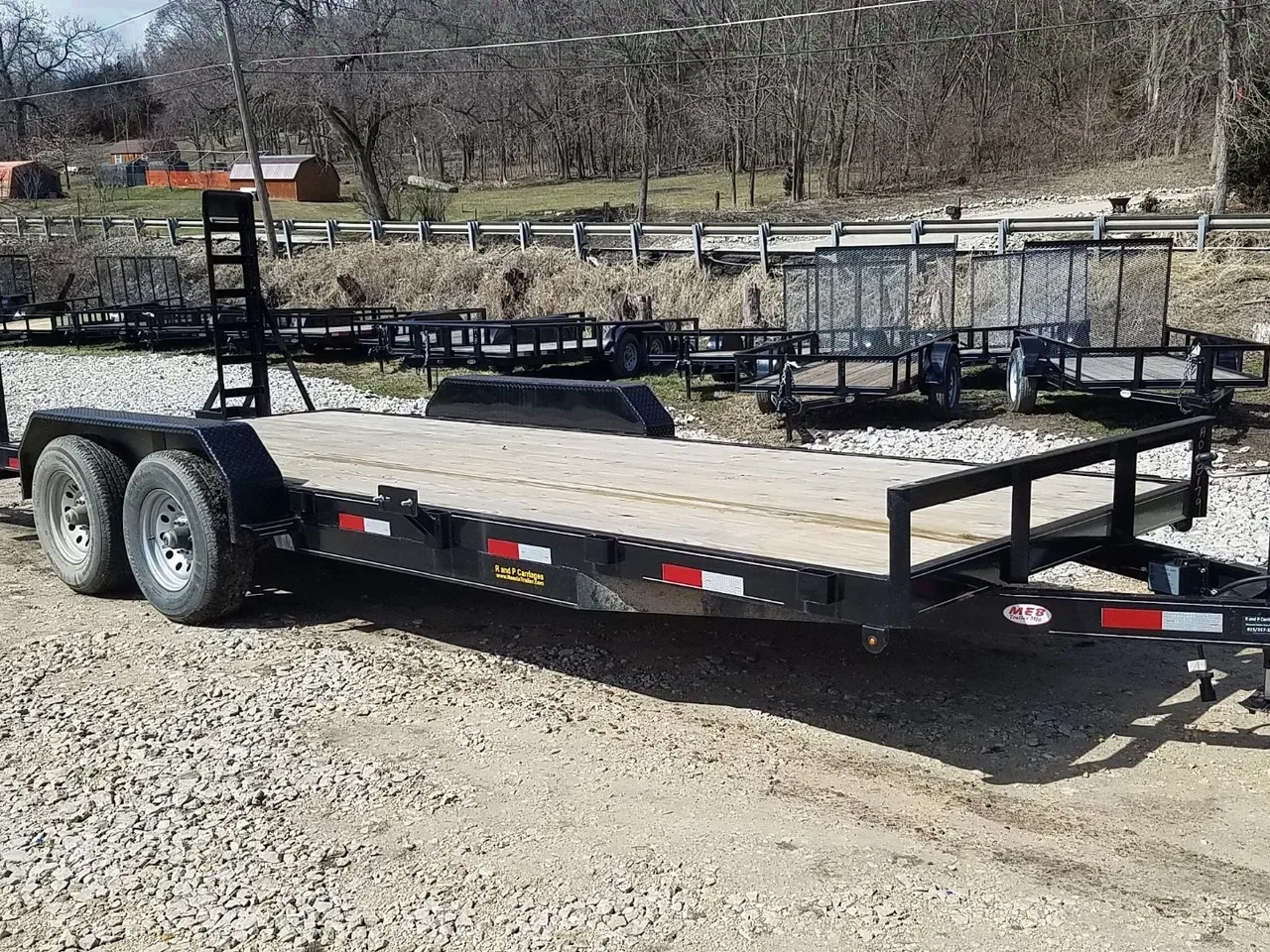 2026 MEB MEB 7x20 12K Equipment Trailer