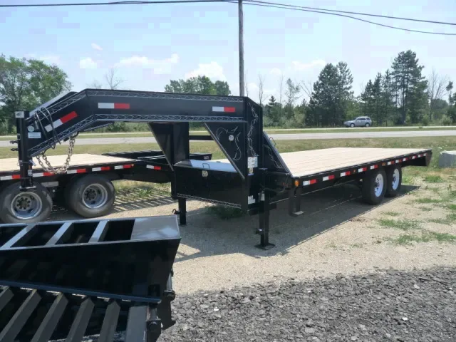20ft Straight Deck GN Flatbed Trailer