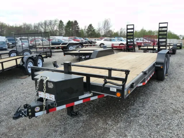20ft Equipment Trailer Bumper Pull w/Ramps