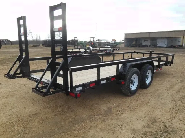 20ft Equipment Trailer w/Side Railing