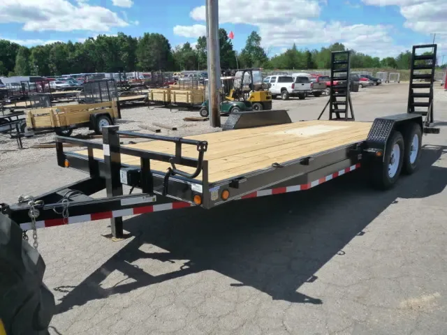 20ft Bumper Pull Equipment Trailer w/D-Rings