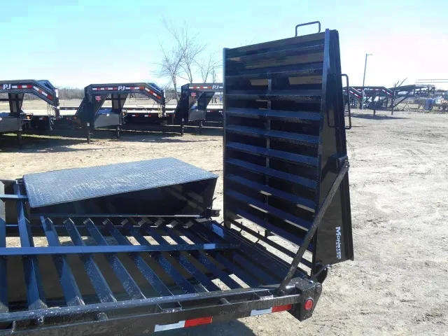 30ft Gooseneck Flatdeck - Low Profile Pierced Beam Construction