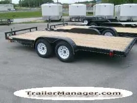 Equipment 16ft Tandem Axle Black