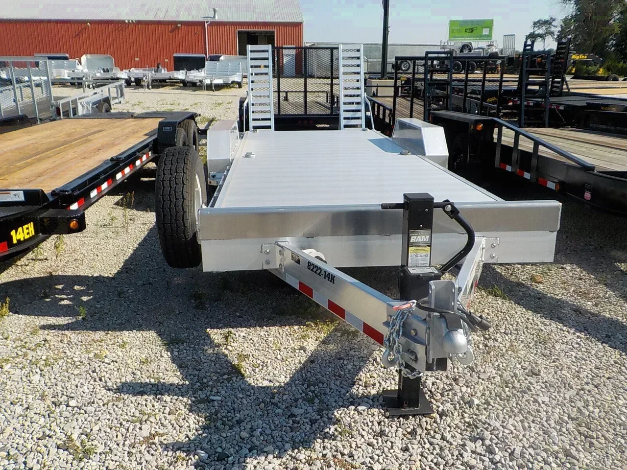 11212 - 2024 Aluma 8222-14K-TA Equipment Trailer