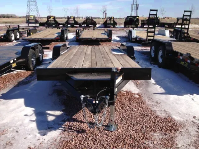18ft Car Hauler/Flatbed Trailer w/3500lb Axles