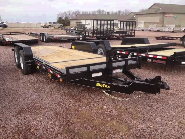 20ft Tilt-Bed, pine wood decking  w/stationary deck