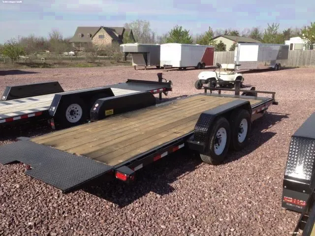 20ft flatbed full tilt trailer with many options