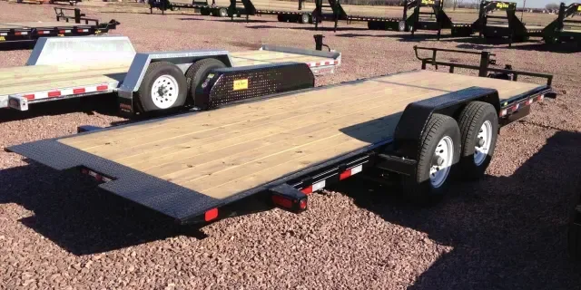 22ft Tilt Bed removable fenders 2-7000lb axles
