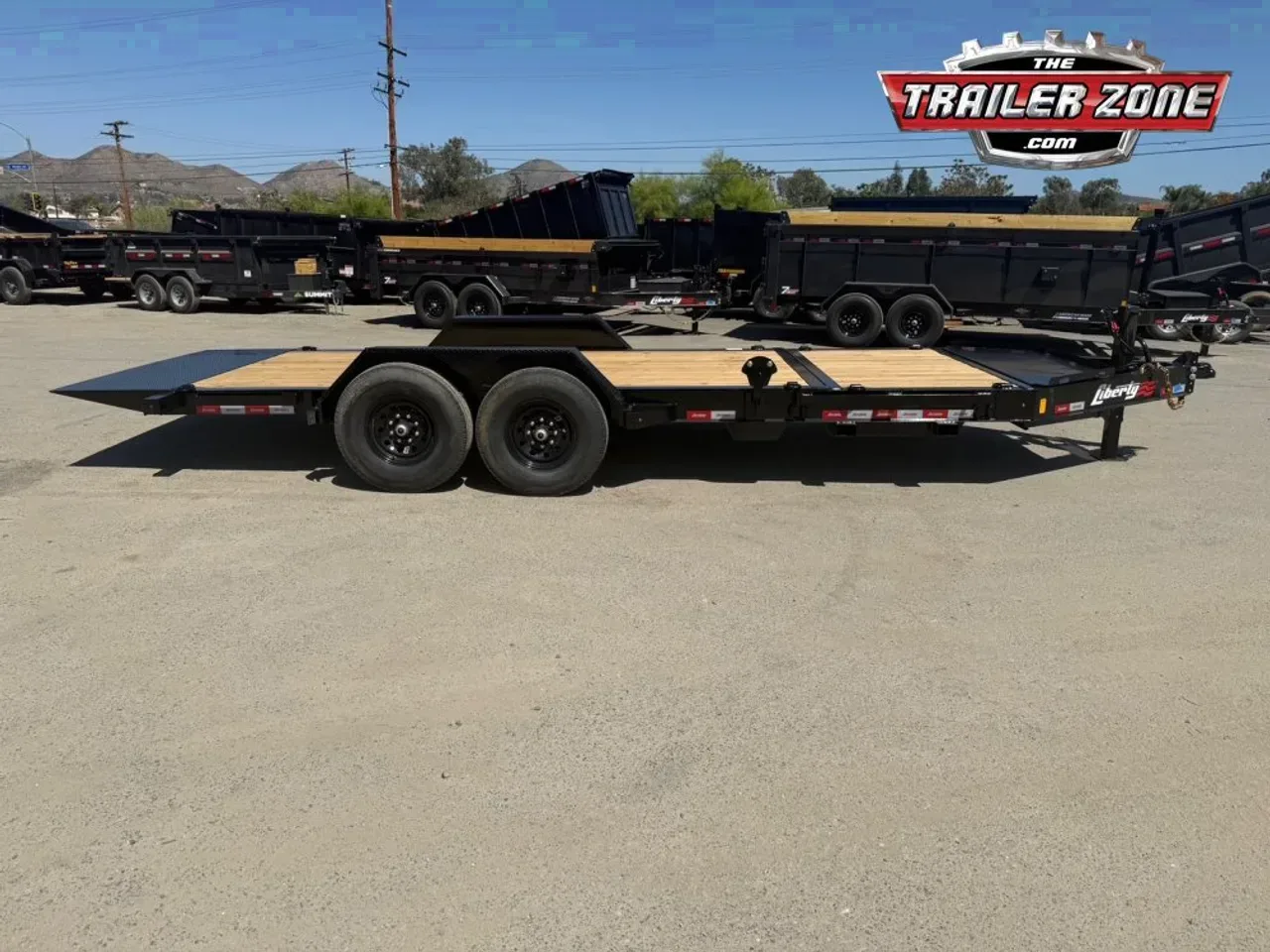 2026 LIBERTY LT14K 83" x 20' SPLIT DECK EQUIPMENT TILT TRAILER