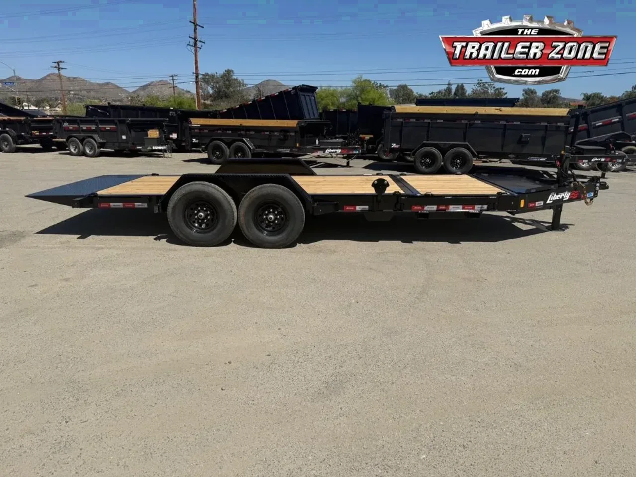 2026 LIBERTY LT14K 83" x 20' SPLIT DECK EQUIPMENT TILT TRAILER
